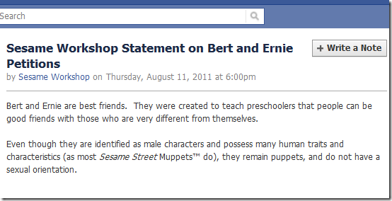 Bert en Ernie zijn niet homo: officieel statement van Sesamstraat
